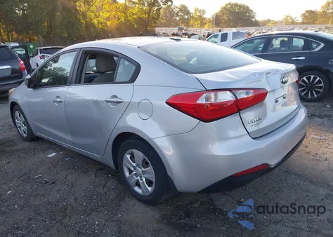 2015 Kia Forte Lx из США, поврежденный, VIN KNAFK4A65F5340364